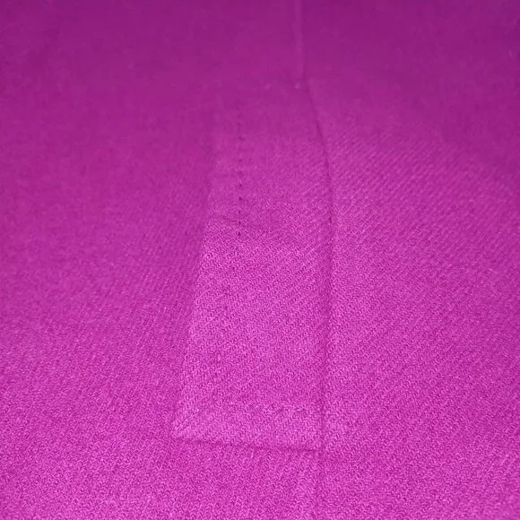 Talbots Woman Wool Swing Jacket Plus Size 14W Purple Classic Layering Office - Picture 7 of 10